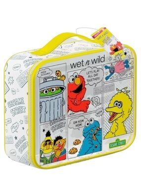 NEW Wet n Wild x Sesame Street Makeup Bag Cosmetics Carry Bag Limited Edition
